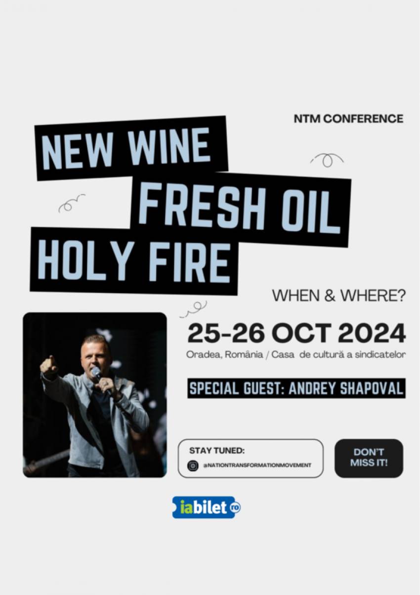 NTM CONFERENCE *24 la Oradea