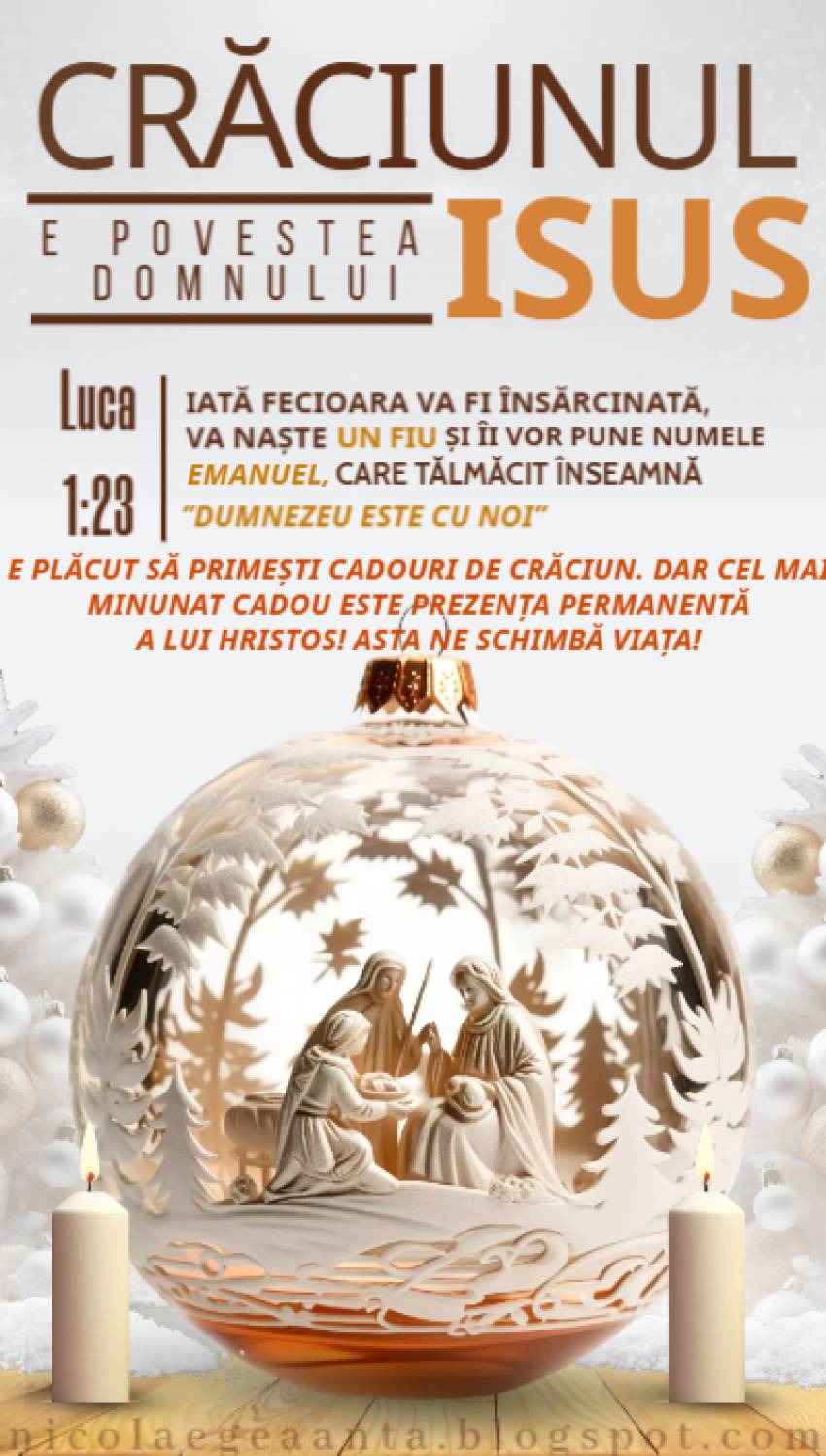 Nicolae Geantă ◉ Crăciunul are chip de sclav...