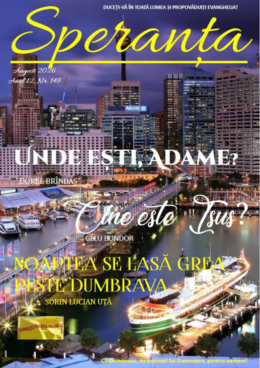 Revista Creștină Speranța din Australia ◉ August 2026