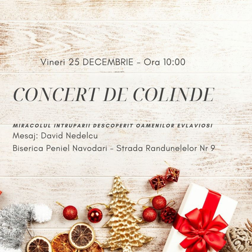 Concert de colinde la Biserica Peniel Năvodari