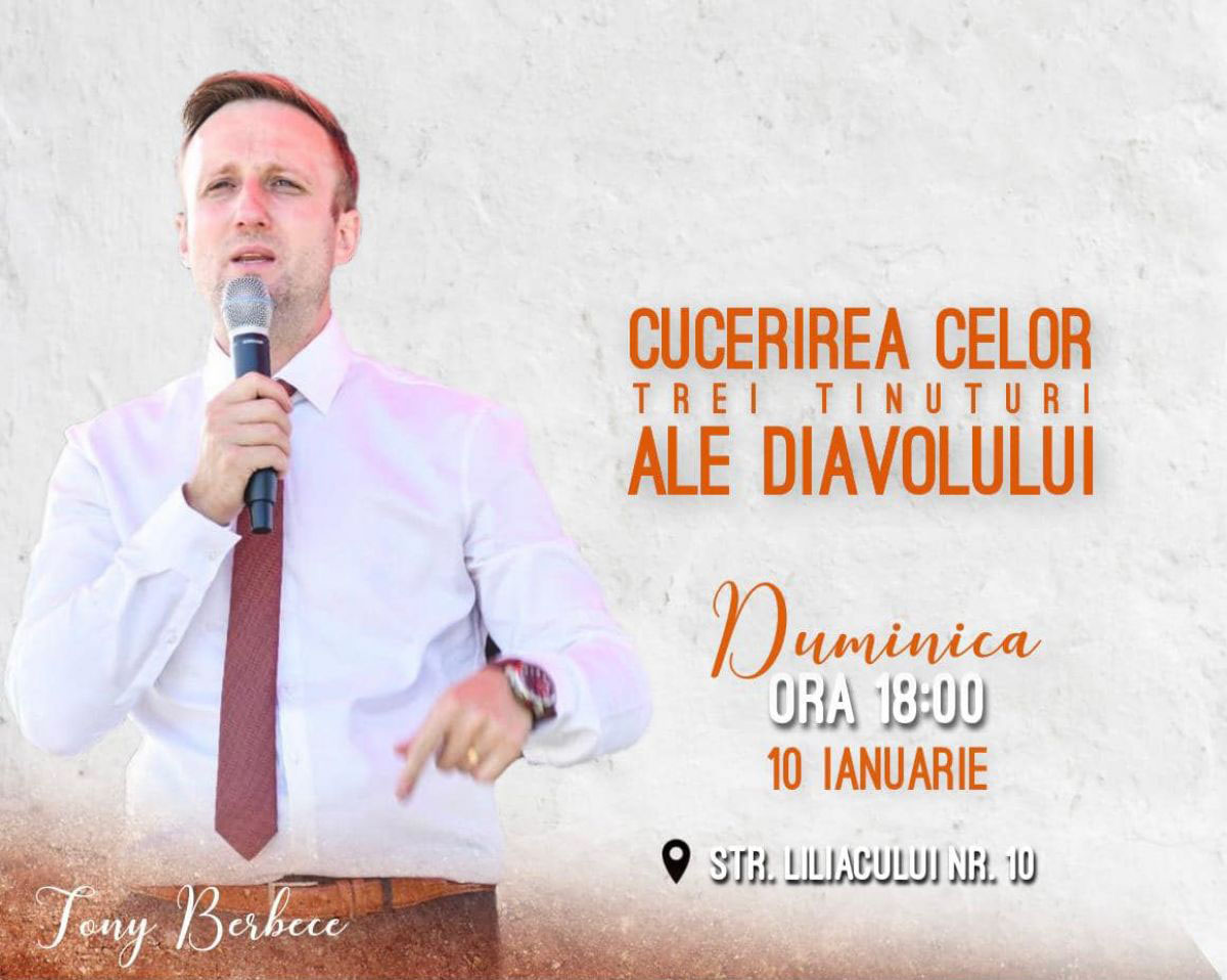Tony Berbece la Biserica Profides Lupeni