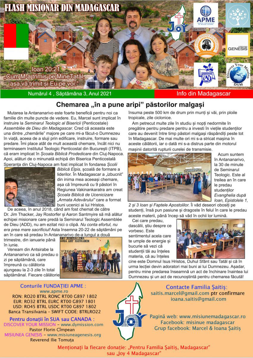 Flash Misionar din Madagascar Nr.4