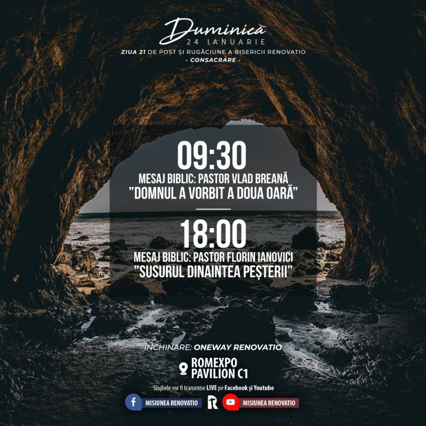 Vlad Breană la Biserica Renovatio Bucureşti