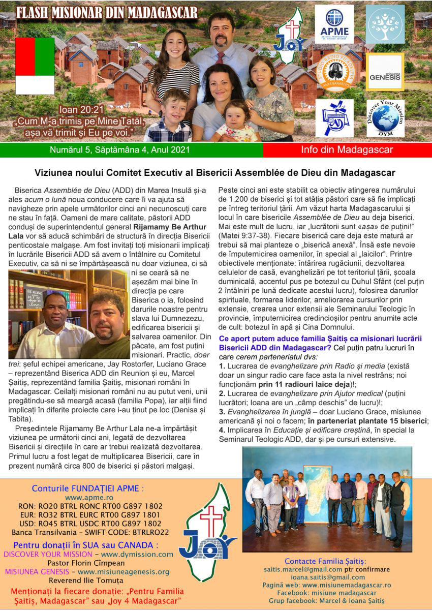 Flash Misionar din Madagascar Nr.5