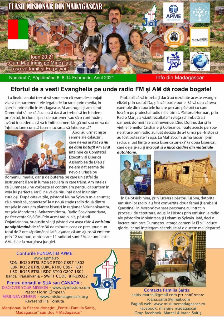 Flash Misionar din Madagascar Nr.7