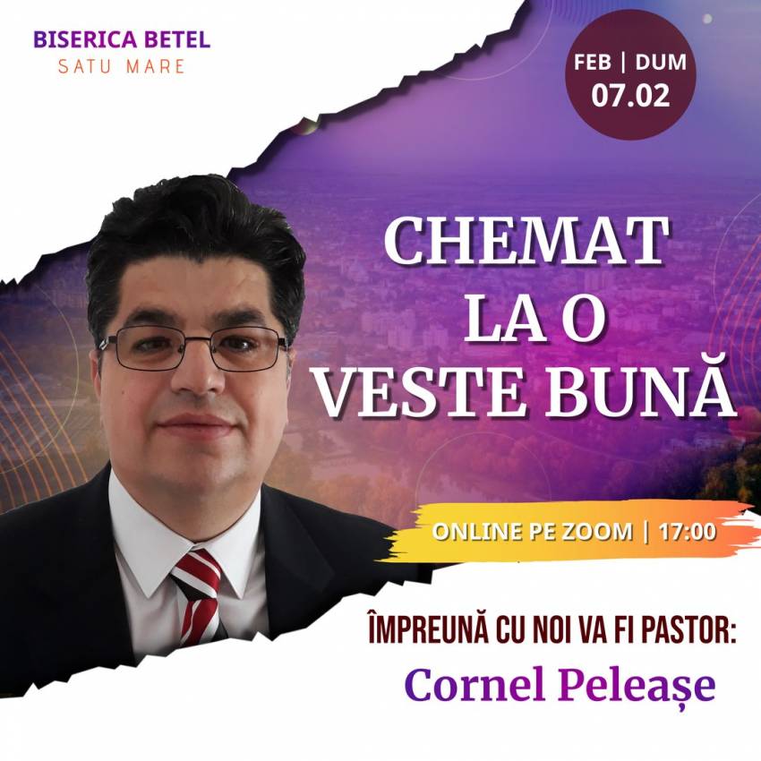 Biserica Betel Satu Mare ◉ Evanghelizare online cu Cornel Peleașe