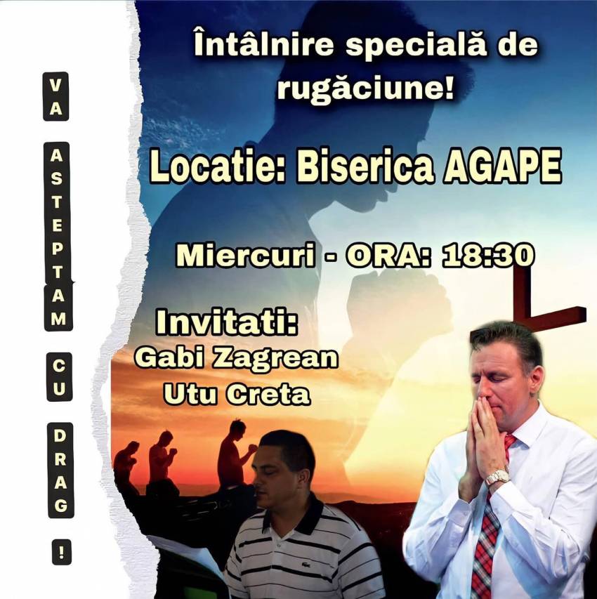Gabi Zăgrean la Biserica Agape Bistriţa