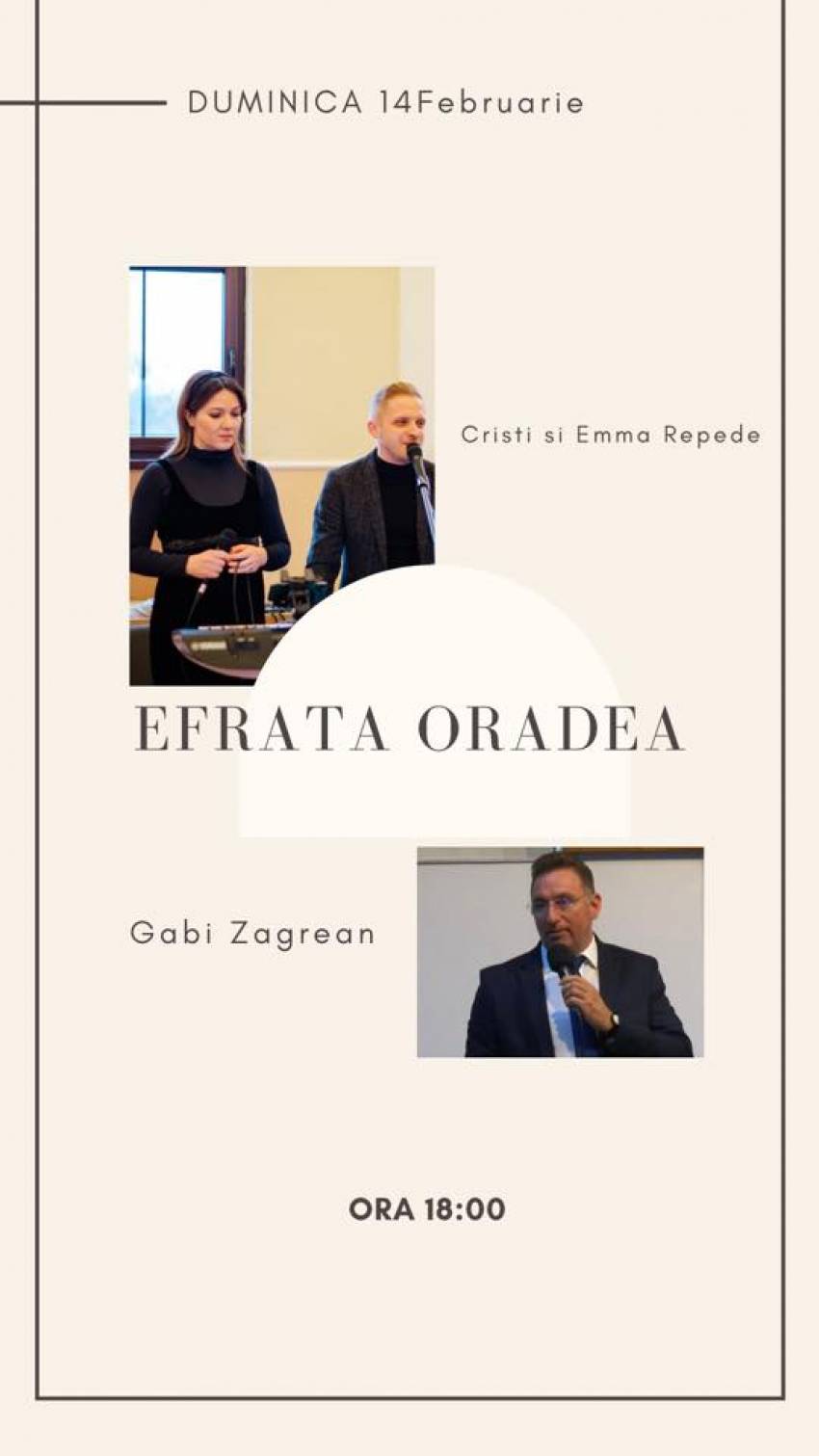 Gabi Zăgrean și Emma & Cristi Repede la Biserica Efrata Oradea