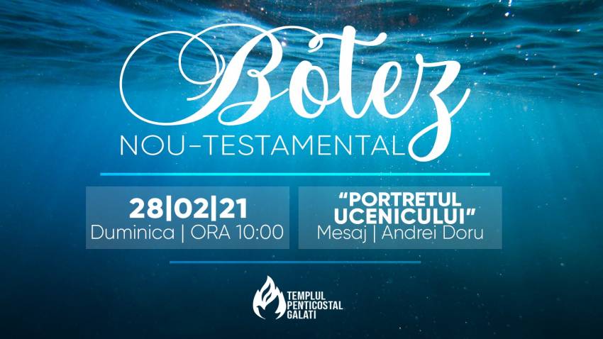 Botez la Biserica Templul Penticostal Galați