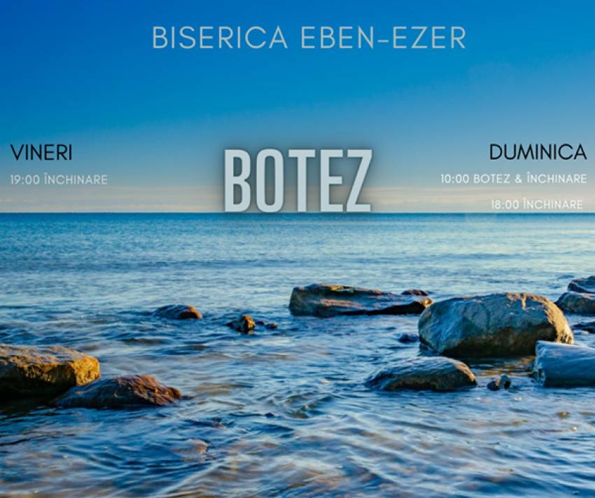 Botez la Biserica Eben-Ezer Boldești-Scăeni
