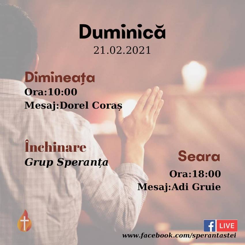 Dorel Coraș la Biserica Speranța Ștei