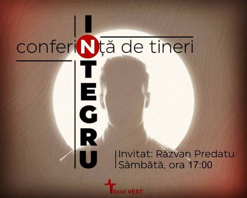 Conferință de tineret cu Răzvan Predatu la Biserica Betel-Vest Florești