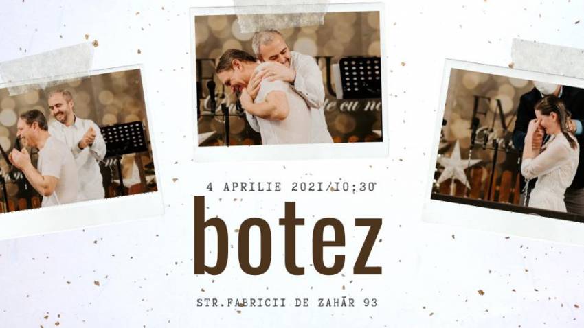 Botez la Biserica Deo Gloria Cluj-Napoca