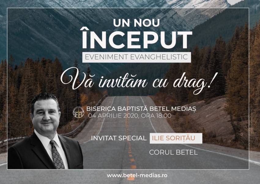 Ilie Sorițău la Biserica Betel Mediaș
