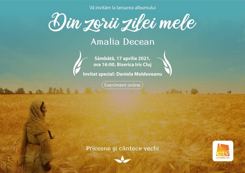 Lansare album Amalia Decean la Biserica Iris Cluj-Napoca