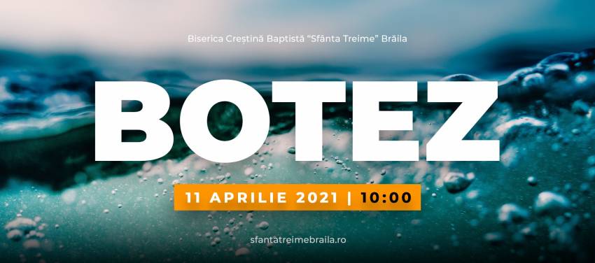 Botez la Biserica Sfânta Treime Brăila