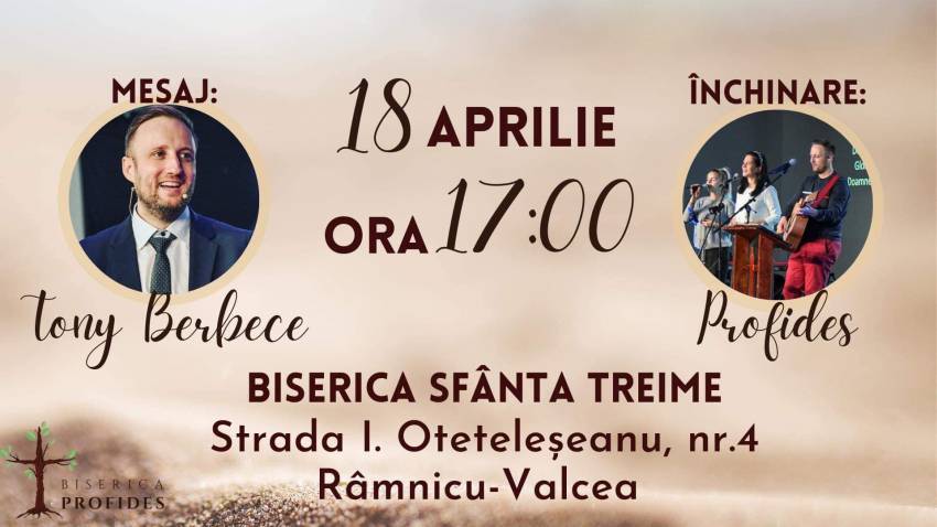 Tony Berbece & Trupa Profides la Biserica Sfânta Treime Râmnicu-Vâlcea