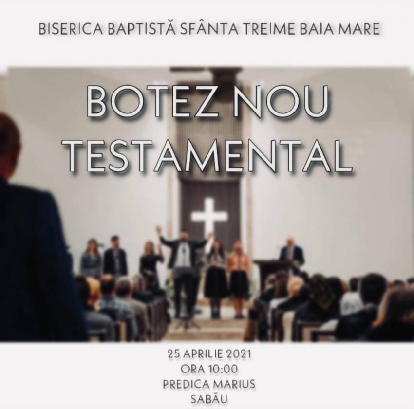 Botez la Biserica Sfânta Treime Baia Mare