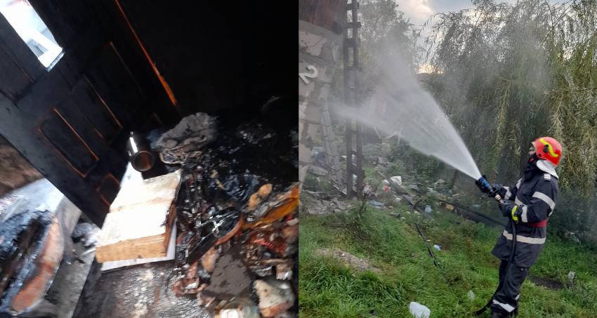 NUMAI BIBLIA NU A ARS. Un pompier relatează minunea pe care a văzut-o în urma unui incendiu din Vâlcea