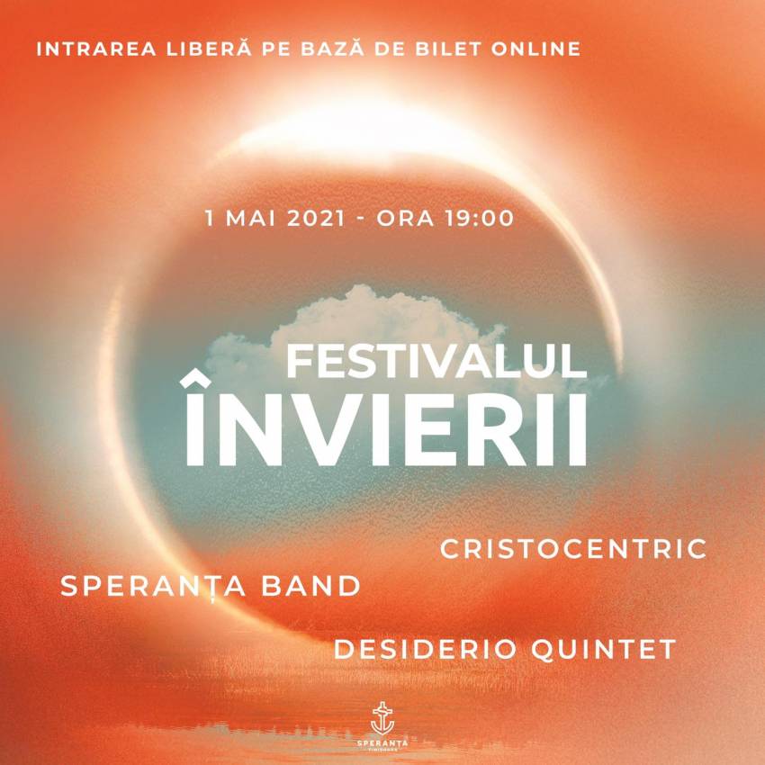 Festivalul Învierii cu Cristocentric și Desiderio Quintet la Biserica Speranța Timișoara