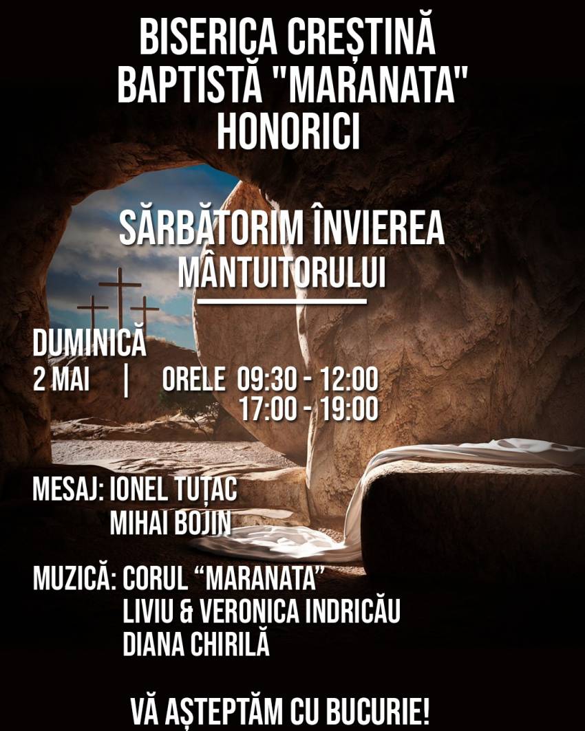 Ionel Tuțac și Mihai Bojin la Biserica Maranata Honorici