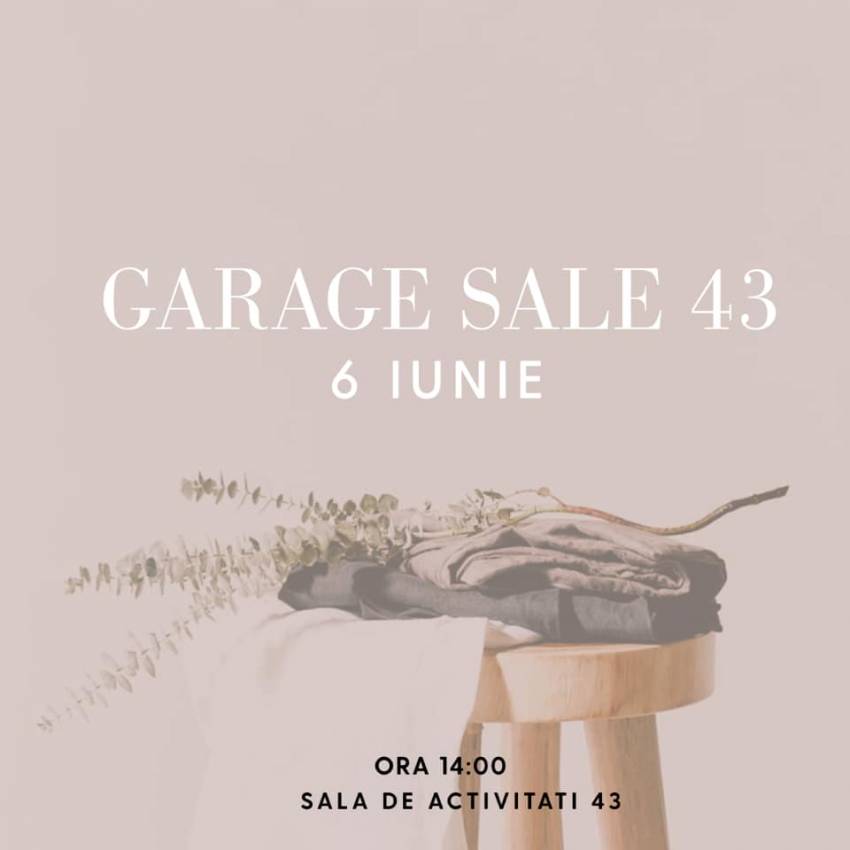 Garage Sale la Biserica 43 București