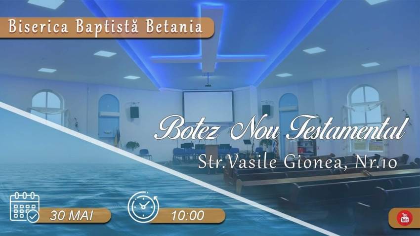 Botez la Biserica Betania Drobeta-Turnu Severin