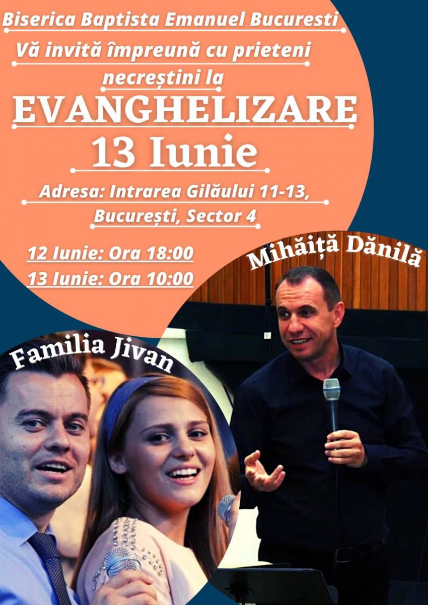 Mihăiţă Dănilă și Alin & Florina Jivan la Biserica Baptistă Emanuel București