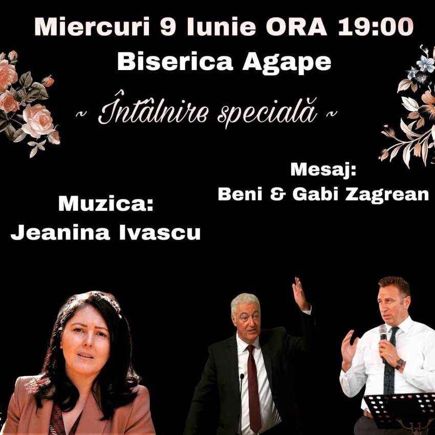 Beni & Gabi Zăgrean la Biserica Agape Bistriţa