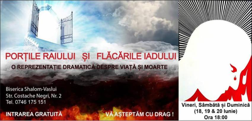 Scenetă la Biserica Shalom Vaslui
