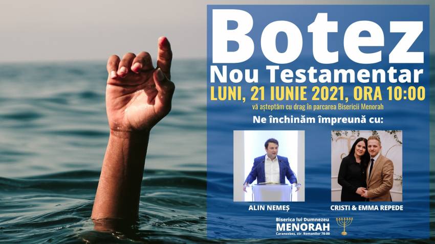 Botez la Biserica Menorah Caransebeș ◉ Invitați: Alin Nemeş și Emma & Cristi Repede