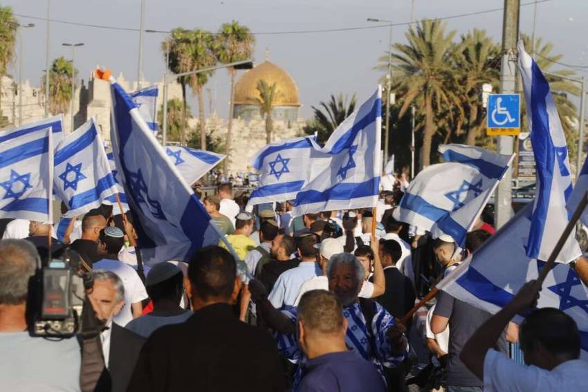 70.000 de israelieni au participat la Parada Drapelului | AO NEWS, 31 mai 2022