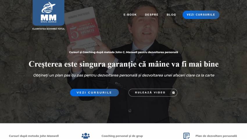 Un nou website, Un nou început, Platforma 