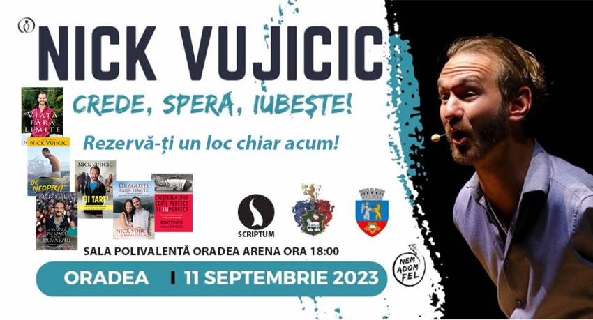 Nick Vujicic la Oradea