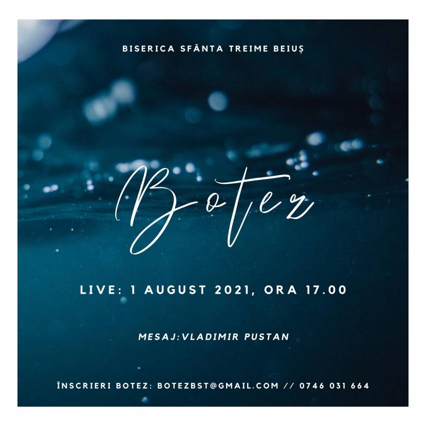 Botez la Biserica Sfânta Treime Beiuş