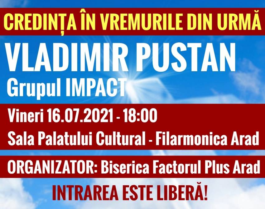 Vladimir Pustan și Grupul Impact la Sala Palatului Cultural Arad