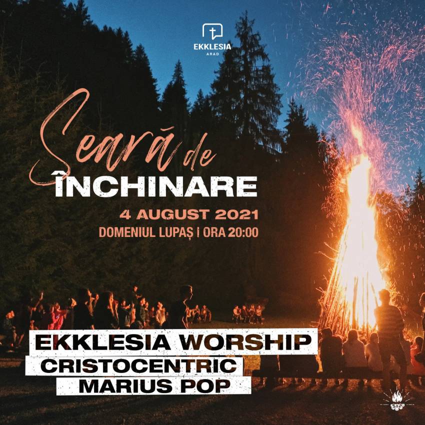 Seară de închinare cu Cristocentric și Marius Pop la Biserica Ekklesia Arad