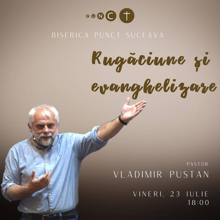 Vladimir Pustan la Biserica Punct Suceava