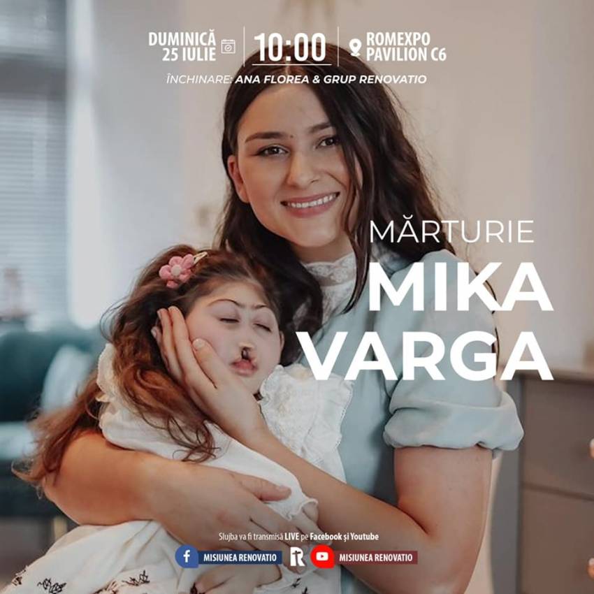 Mika Varga la Biserica Renovatio București