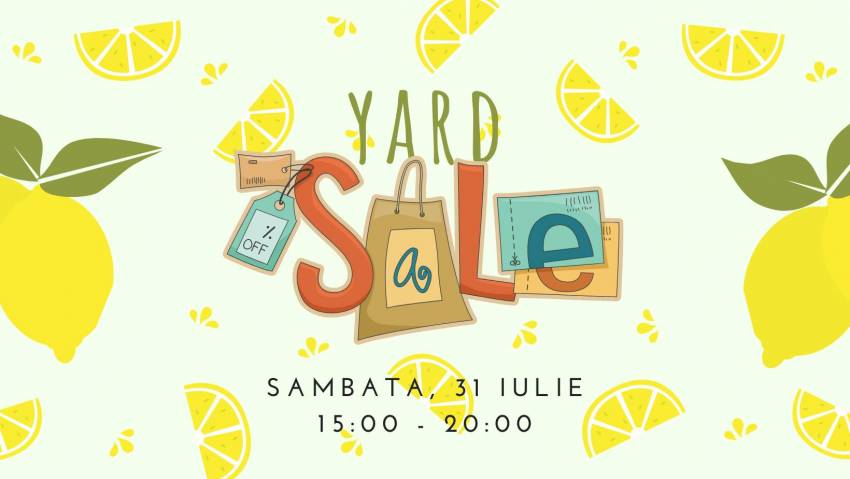 Summer YARD SALE la Biserica Flacăra Închinării Alba Iulia