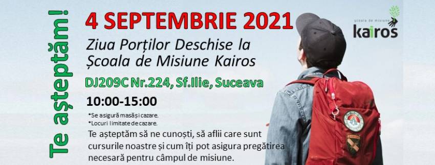 Ziua porților deschise la Școala de Misiune Kairos