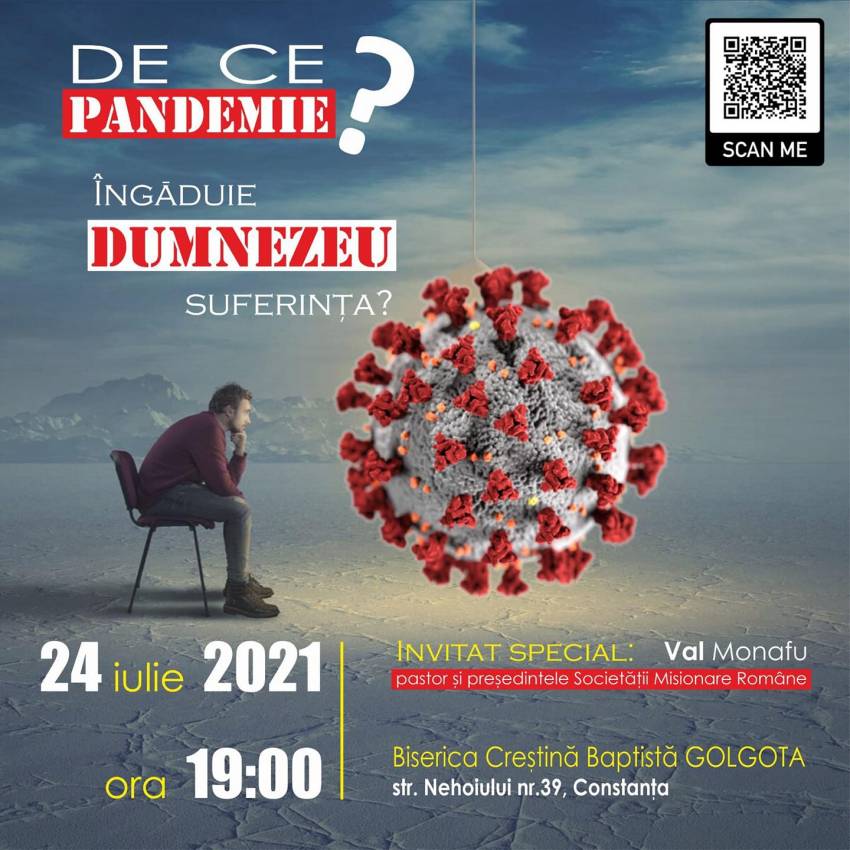 Întâlnire de tineret cu Val Monafu la Biserica Golgota Constanța