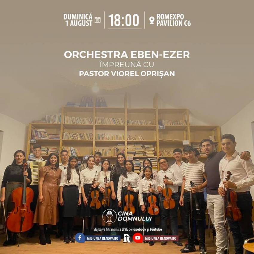 Orchestra Eben-Ezer & Viorel Oprișan la Biserica Renovatio București
