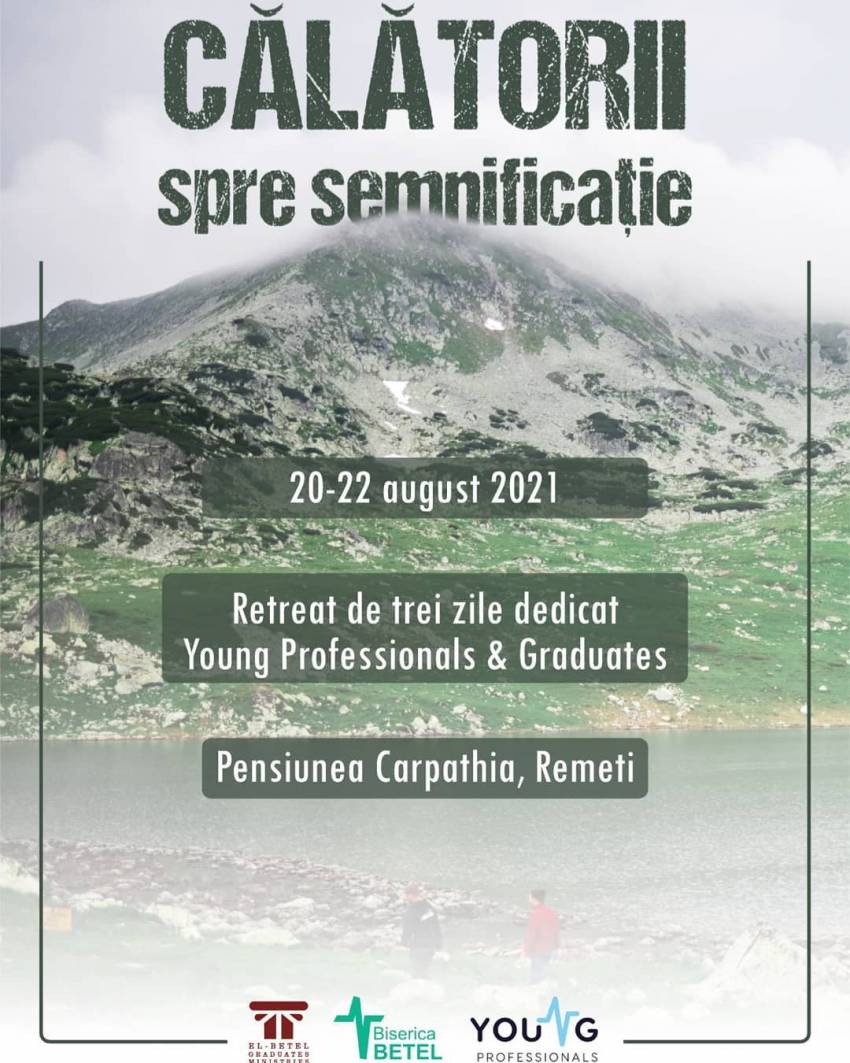 Călătorii spre semnificații ◉ Eveniment adresat Young Professionals & Graduates