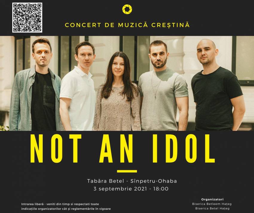 Concert Not An Idol în Tabăra Betel Sânpetru - Ohaba
