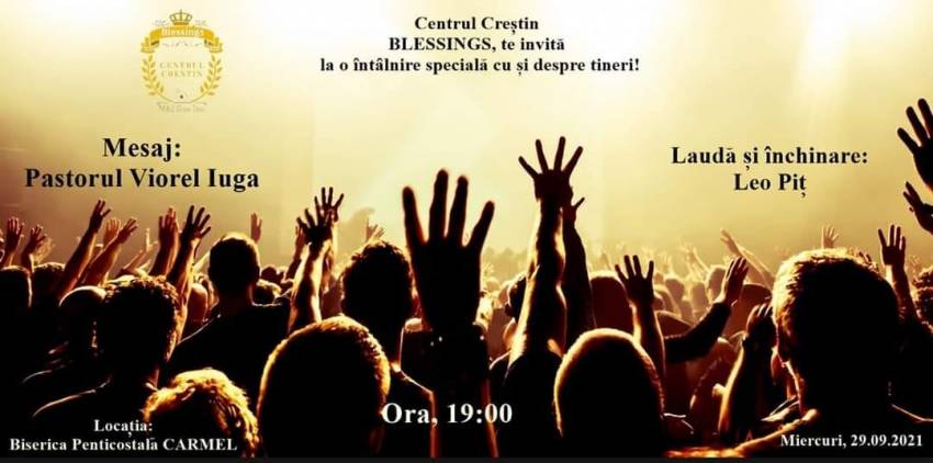Viorel Iuga la Biserica Carmel Oradea
