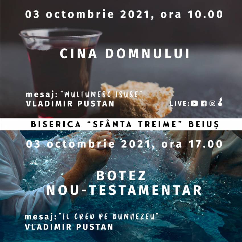 Botez la Biserica Sfânta Treime Beiuş