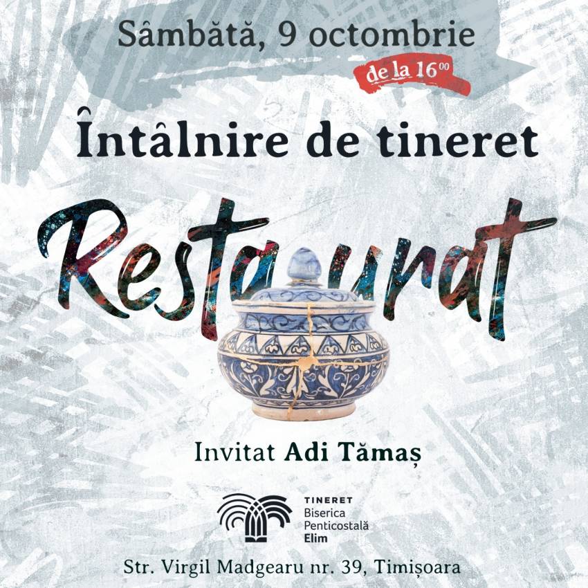 Adi Tămaș la Biserica Elim Timişoara