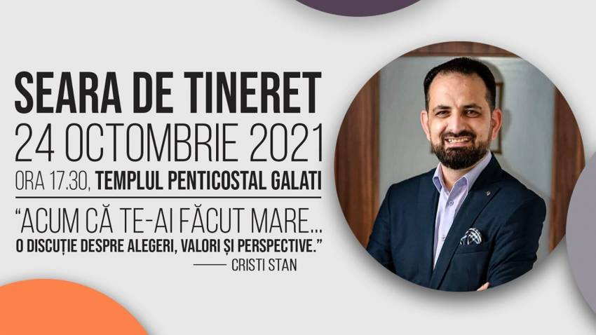 Cristi Stan la Templul Penticostal Galați