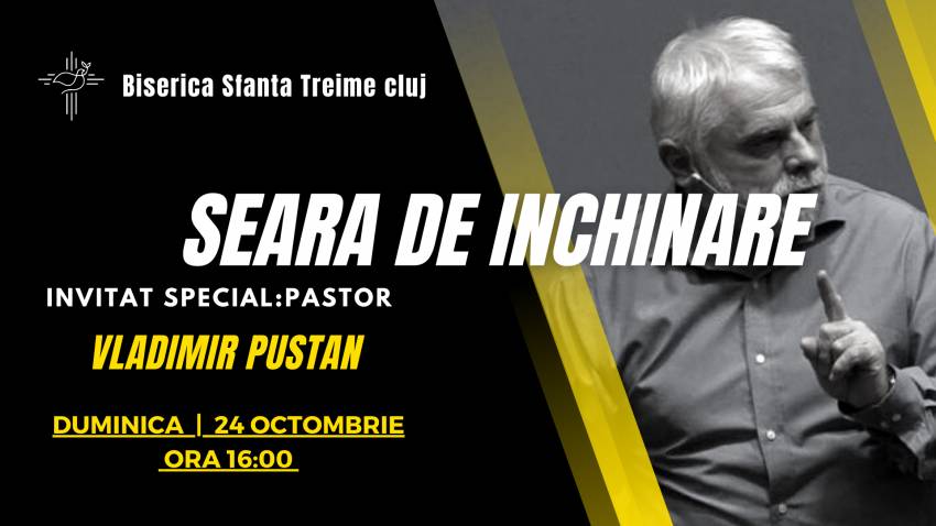 Vladimir Pustan la Biserica Sfânta Treime Cluj-Napoca
